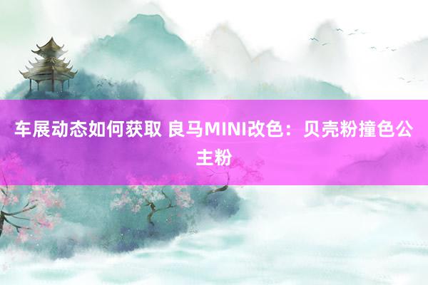 车展动态如何获取 良马MINI改色：贝壳粉撞色公主粉