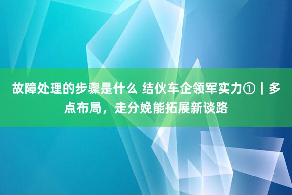 故障处理的步骤是什么 结伙车企领军实力①｜多点布局，走分娩能拓展新谈路