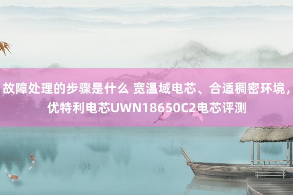 故障处理的步骤是什么 宽温域电芯、合适稠密环境，优特利电芯UWN18650C2电芯评测