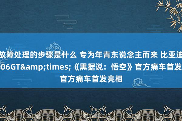 故障处理的步骤是什么 专为年青东说念主而来 比亚迪海豹06GT&times;《黑据说：悟空》官方痛车首发亮相